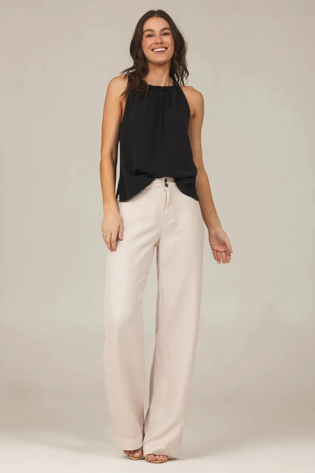 Harper Linen High Waist Jean