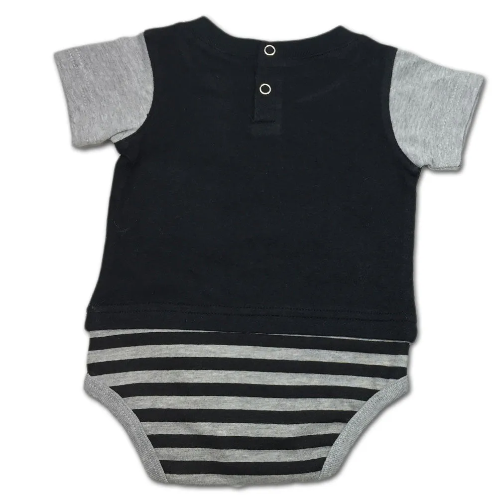 Heat Baby Bodysuit, Bib and Bootie Set
