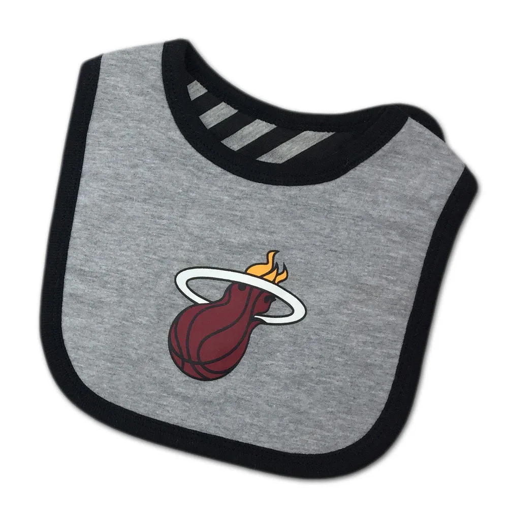 Heat Baby Bodysuit, Bib and Bootie Set