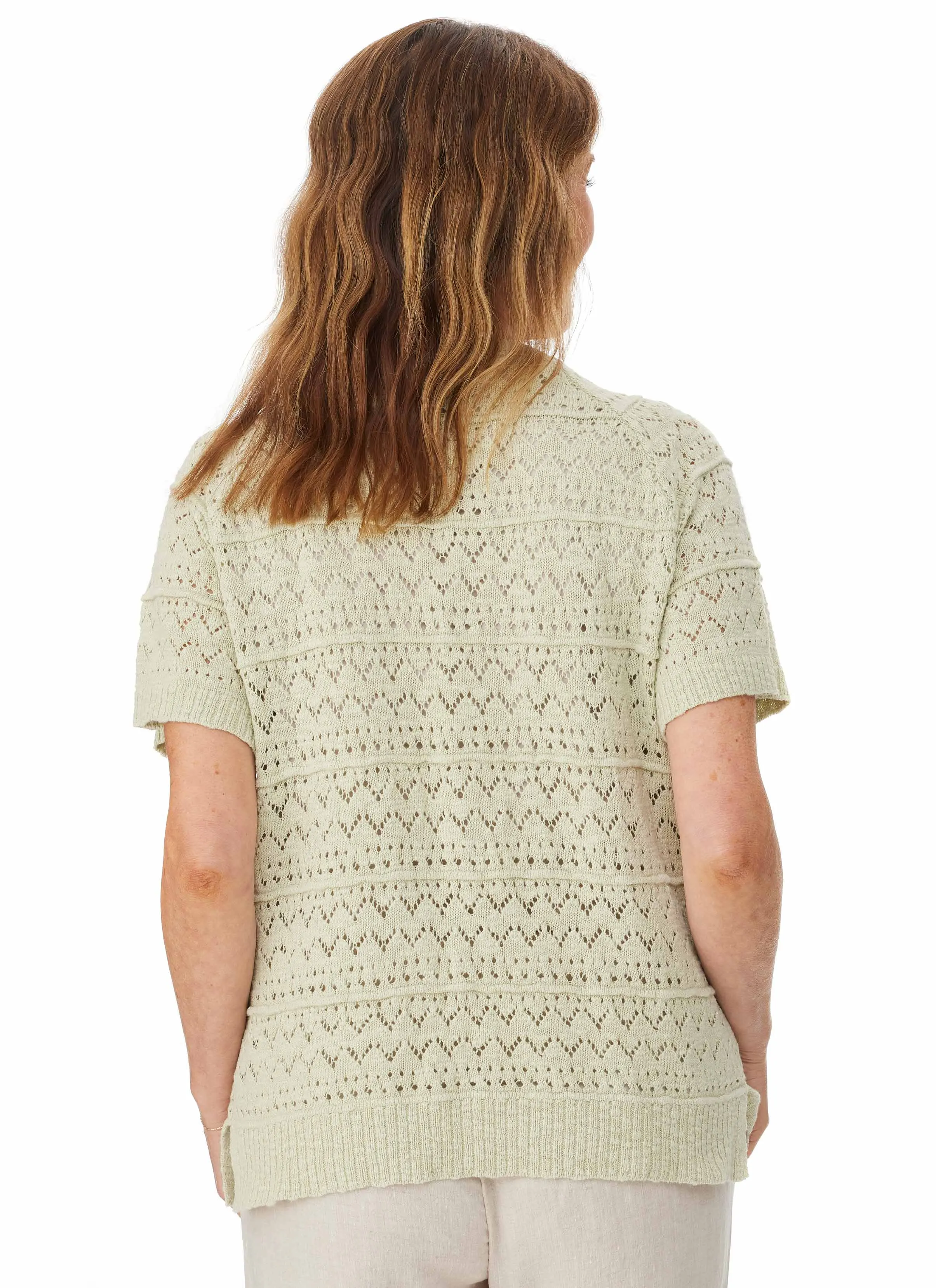 HIGHFIELDS S/S LACE PULLOVER