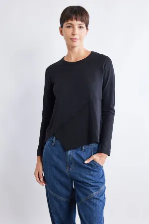 Inner Glow Asymmetric Long Sleeve Top