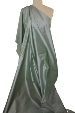 Iridescent Silk Taffeta - Seafoam