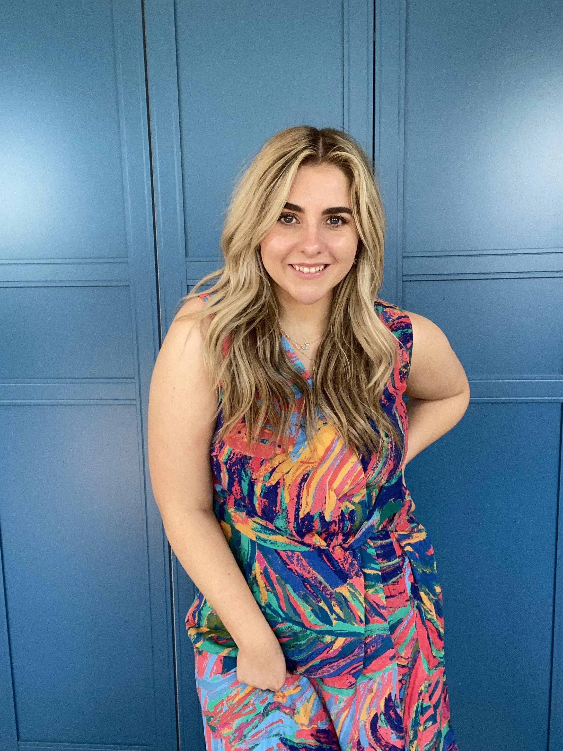 Ivko Wrap Dress Tropical Motif