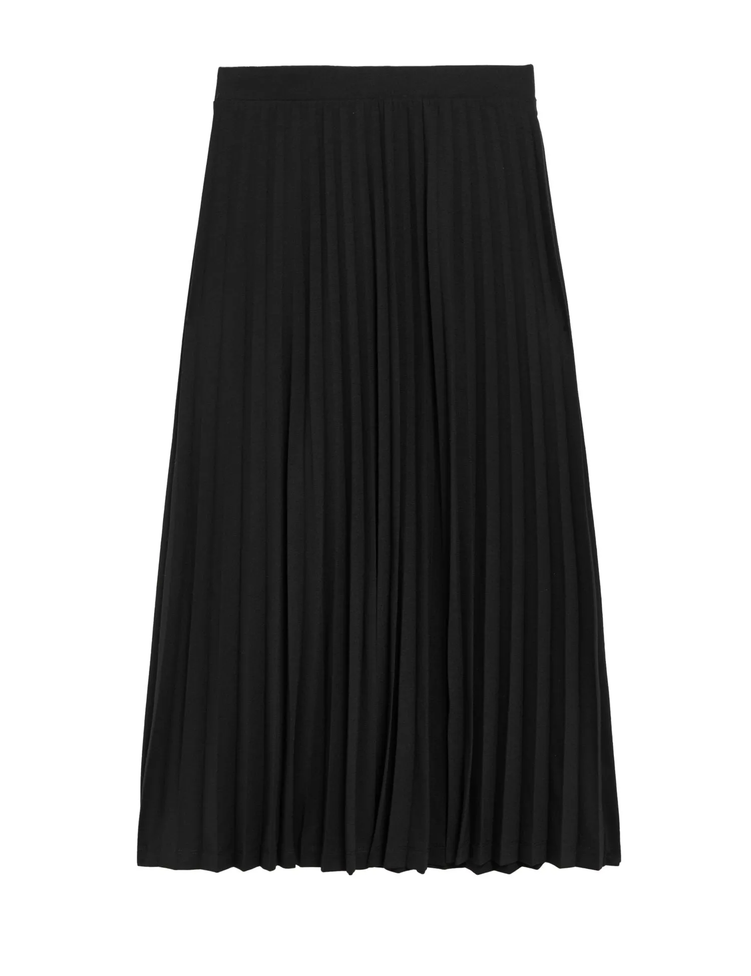 Jersey Pleated Midaxi Skirt