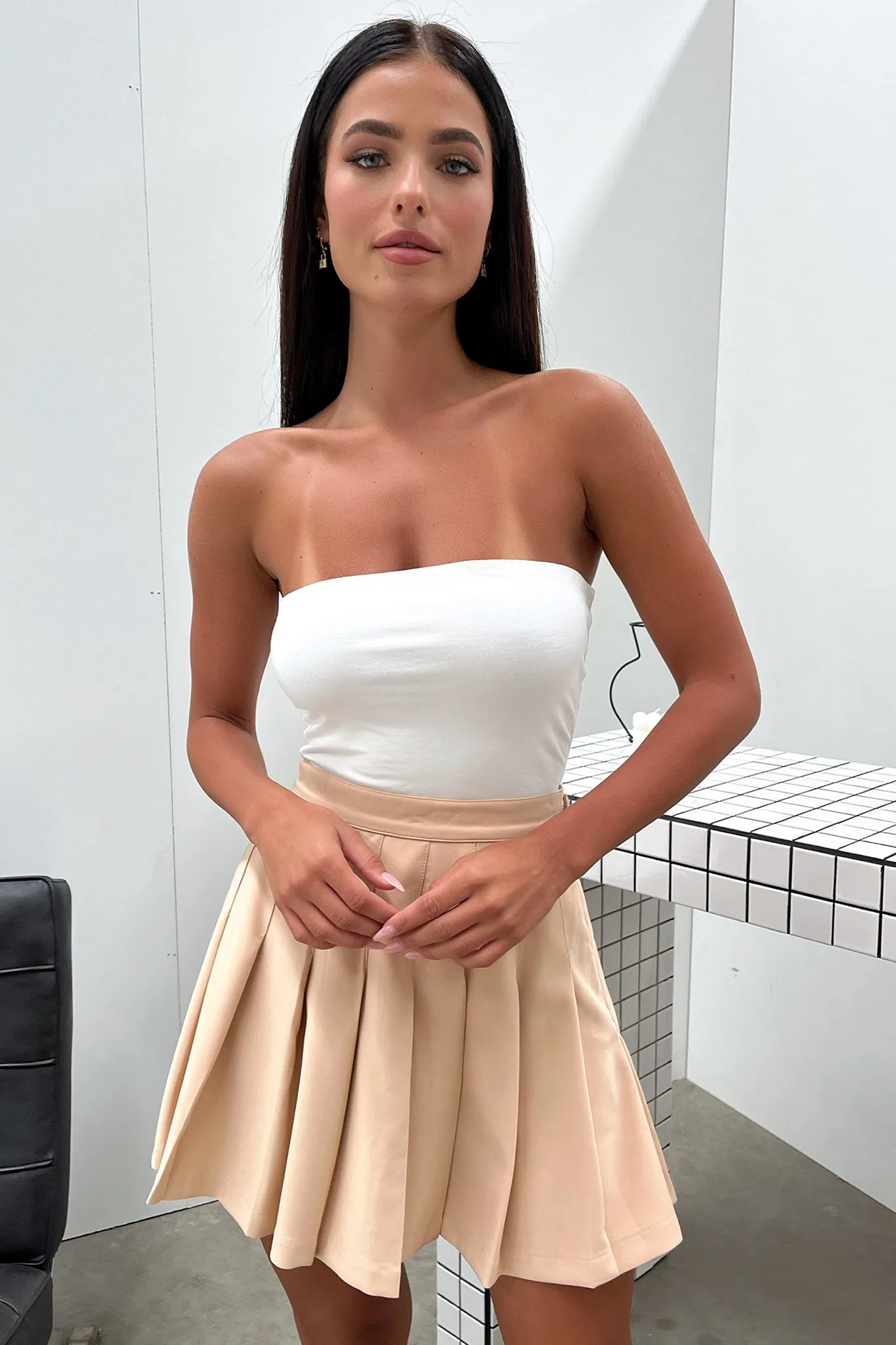 Kareena Skirt - Tan