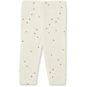 Konges Slojd New Born Pants Deux in Mille Marine, Off White