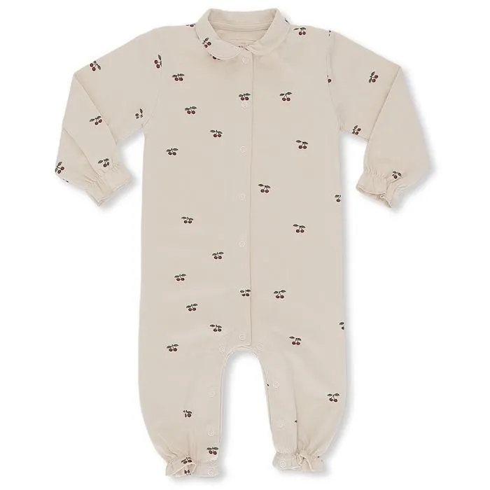 Konges Slojd Onesie with collar in Cherry / Blush
