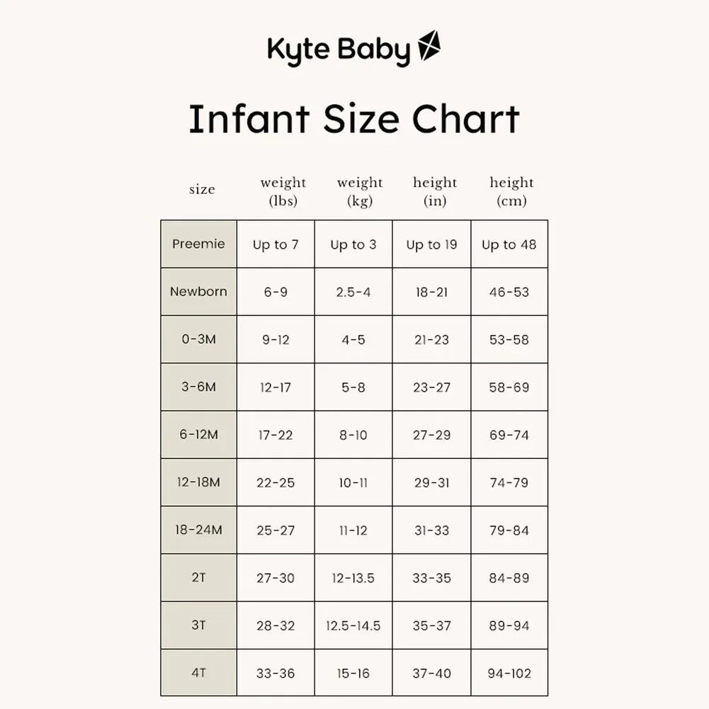 Kyte Bamboo Rainbow Heart Long Sleeve Pajama Set