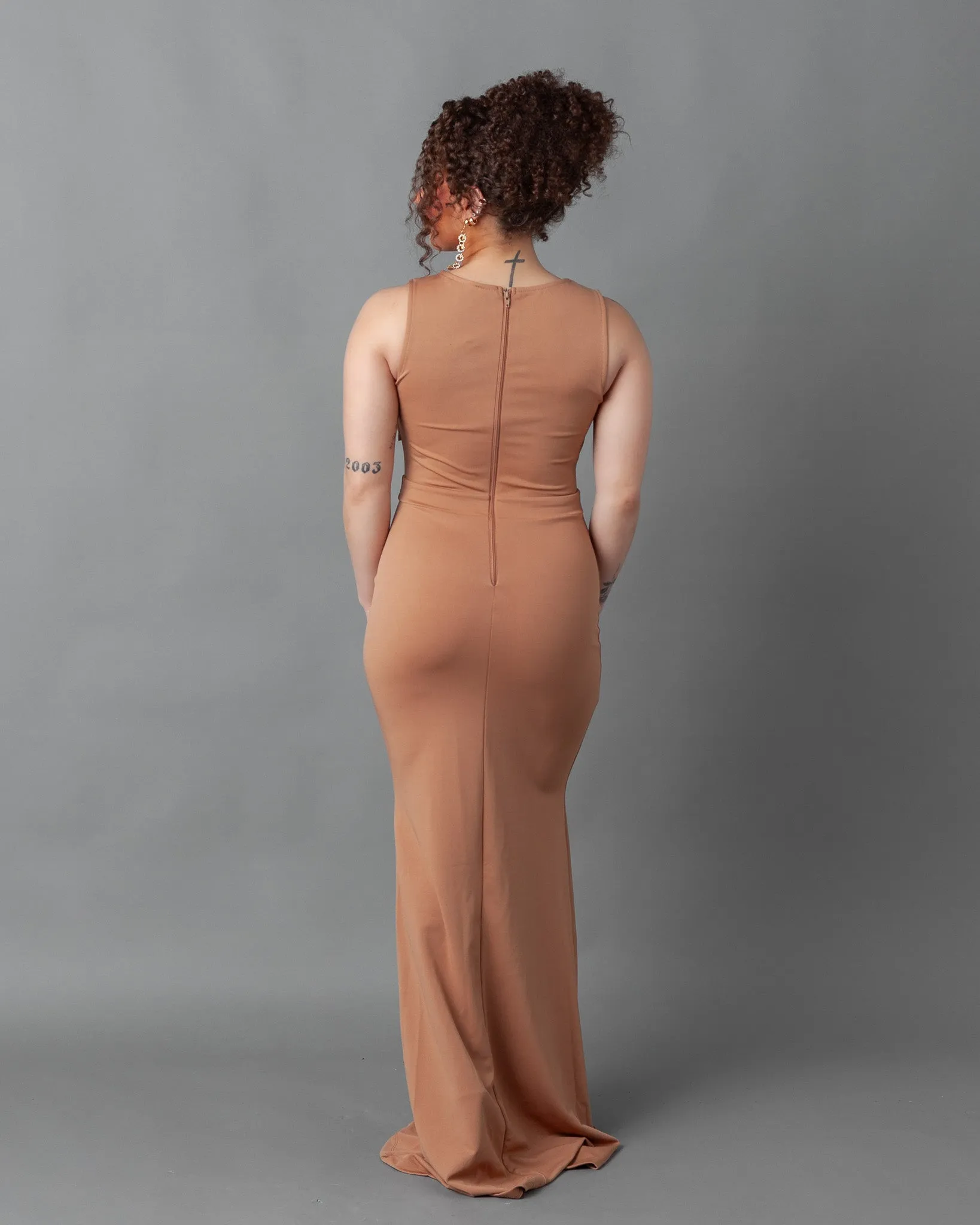 Lemgo Sleeveless Wrap Maxi Dress