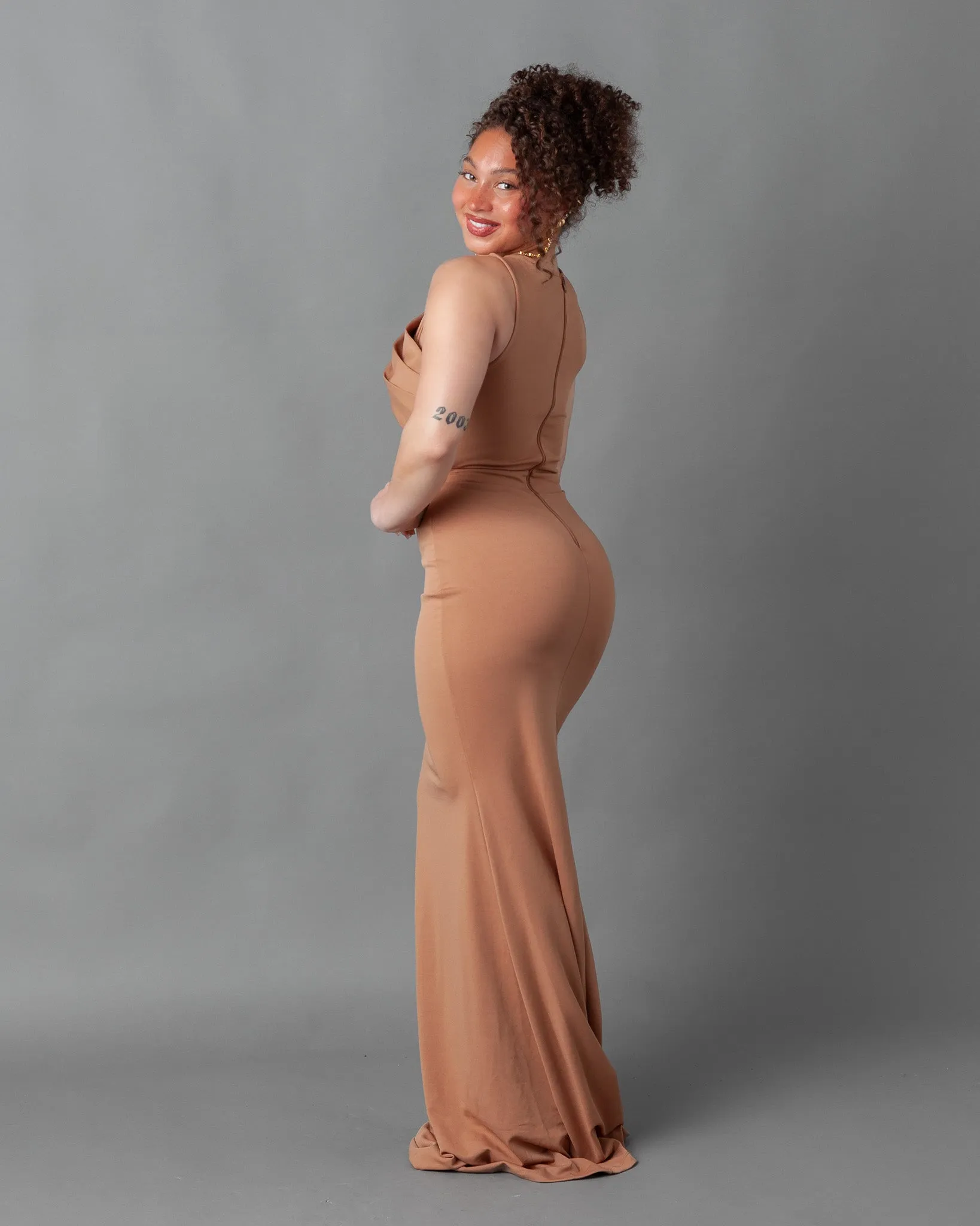 Lemgo Sleeveless Wrap Maxi Dress