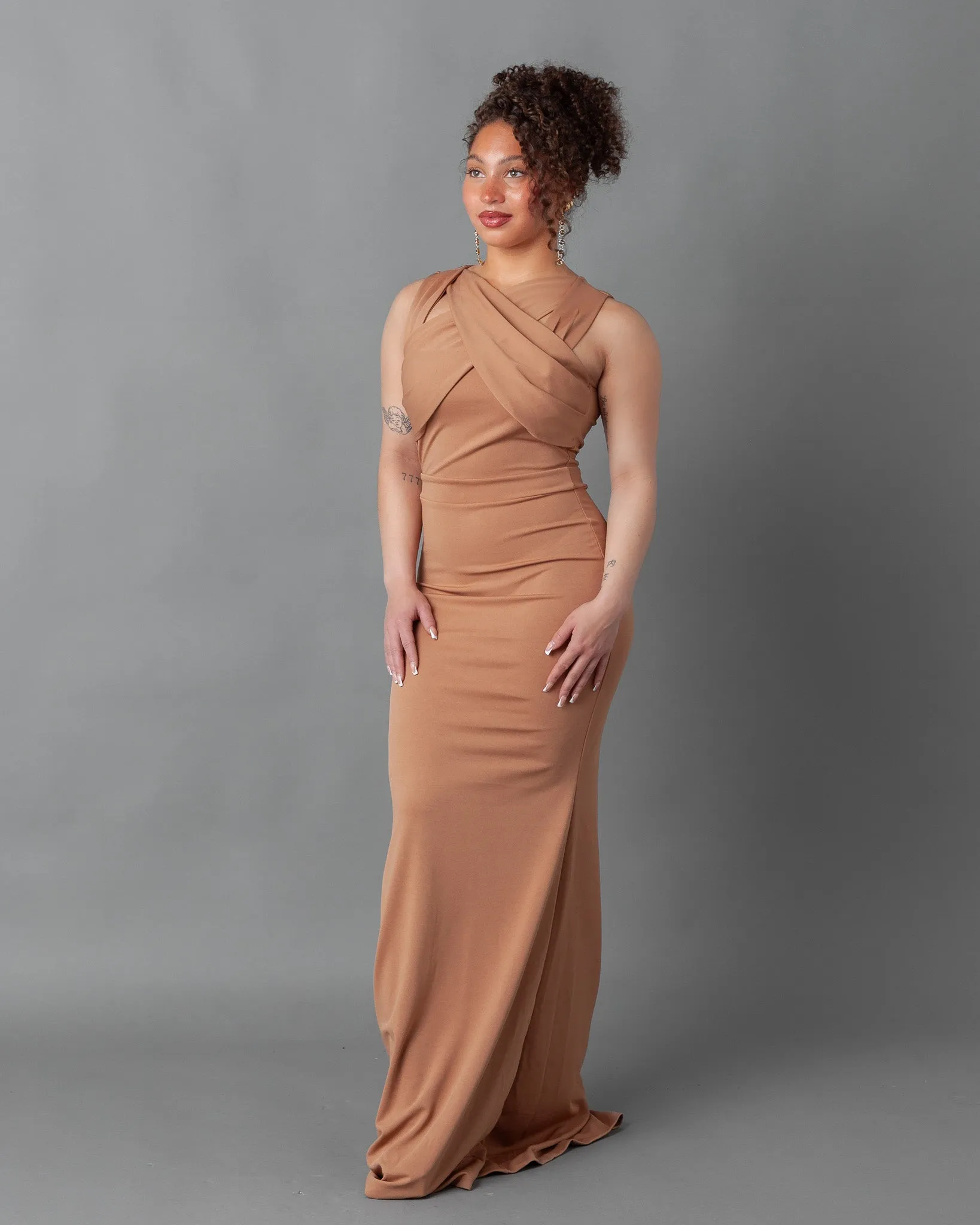 Lemgo Sleeveless Wrap Maxi Dress