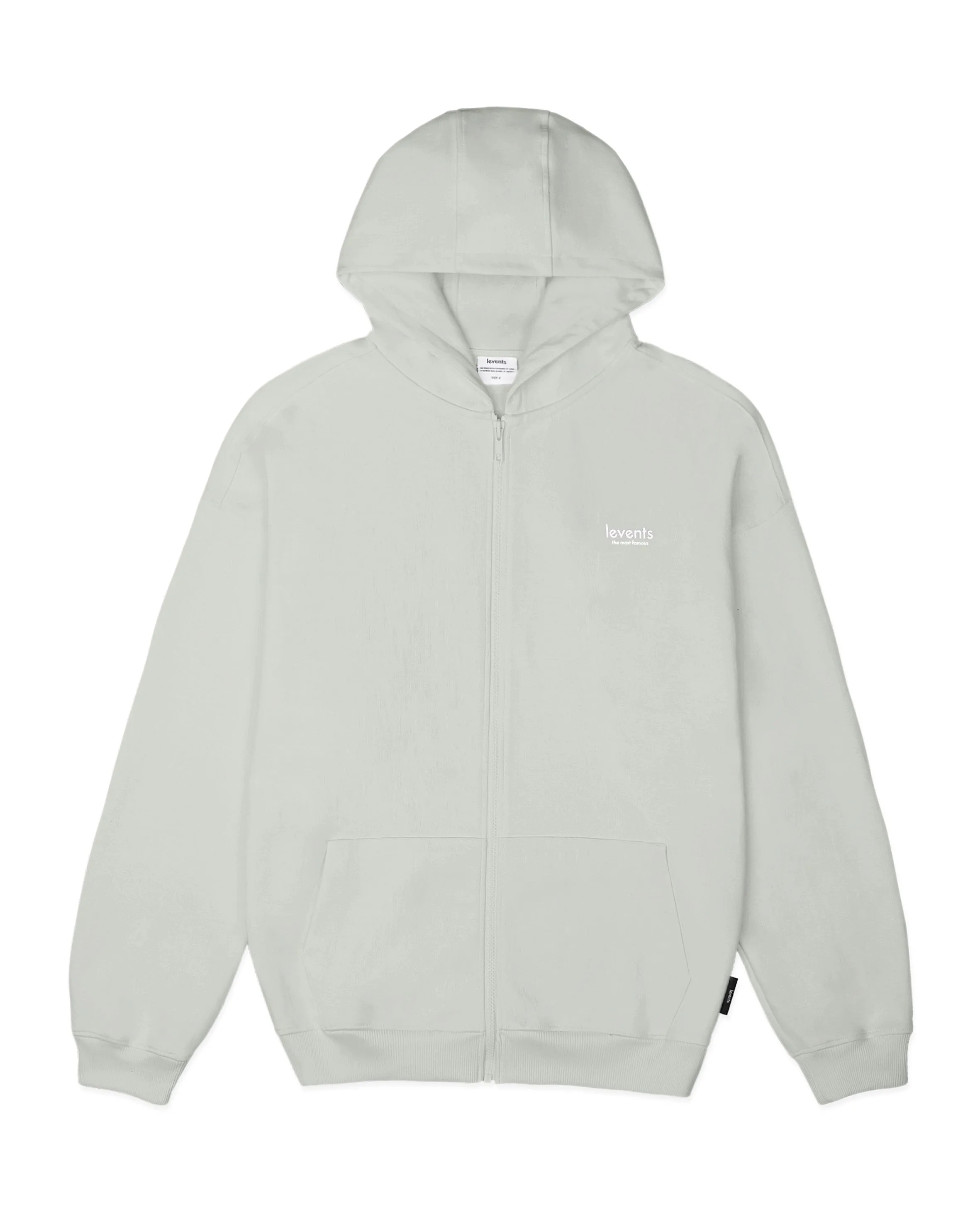 Levents® Mini Logo Zipper Hoodie/ Olive Green