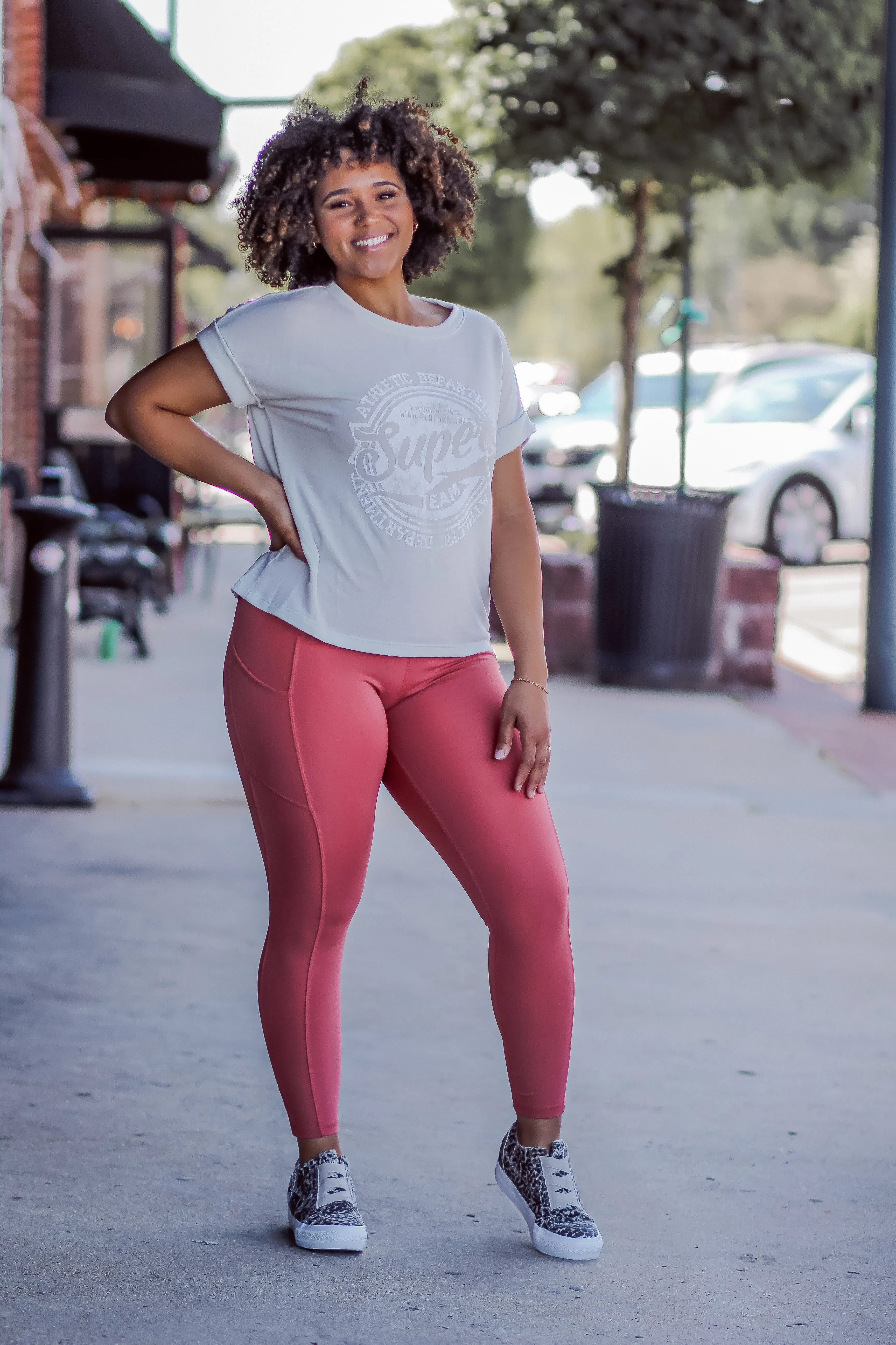 Light Sage Super Team Graphic Tee