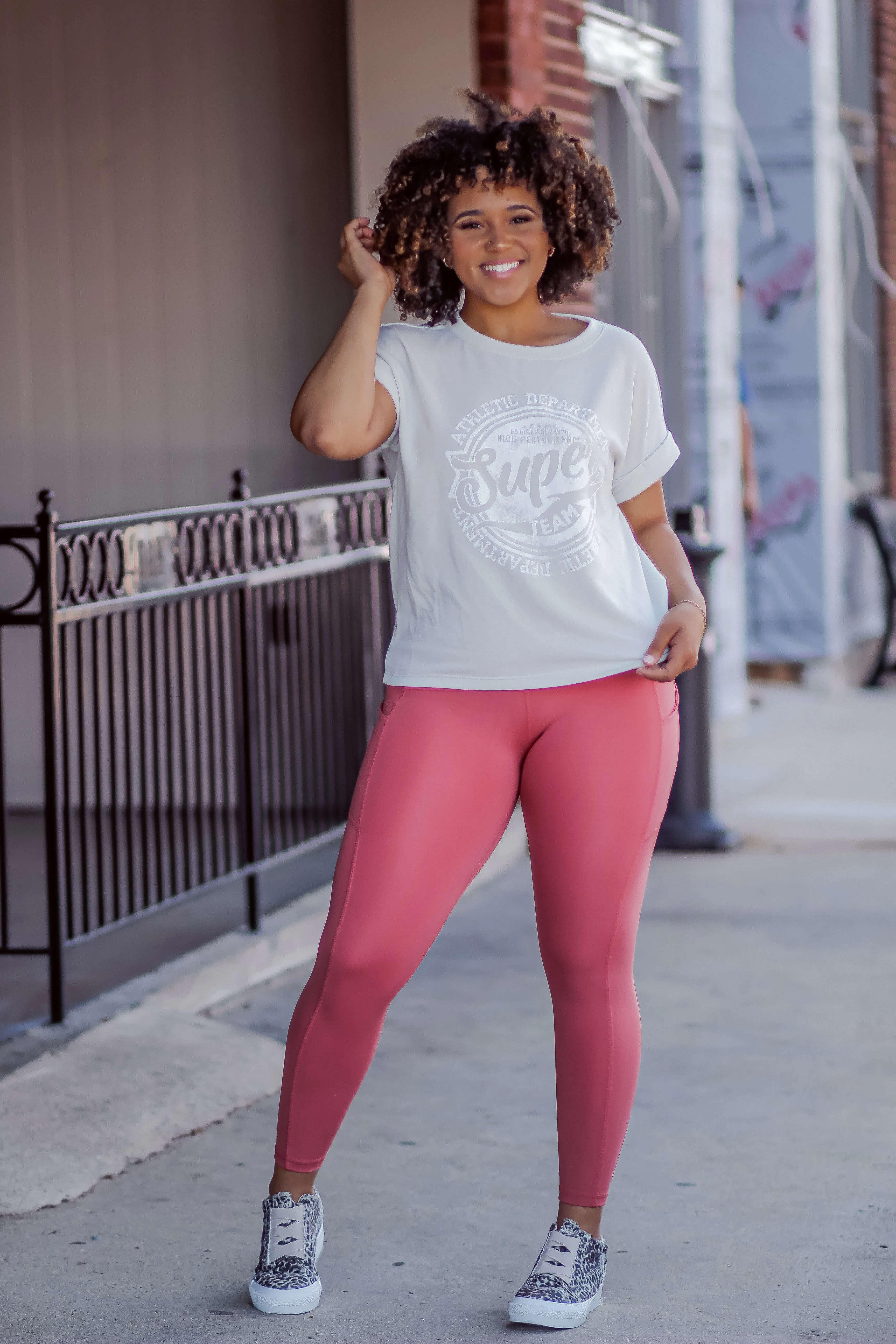 Light Sage Super Team Graphic Tee