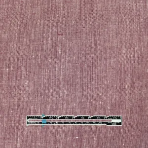 linen/cotton medium weight cross dye woven - wine/white