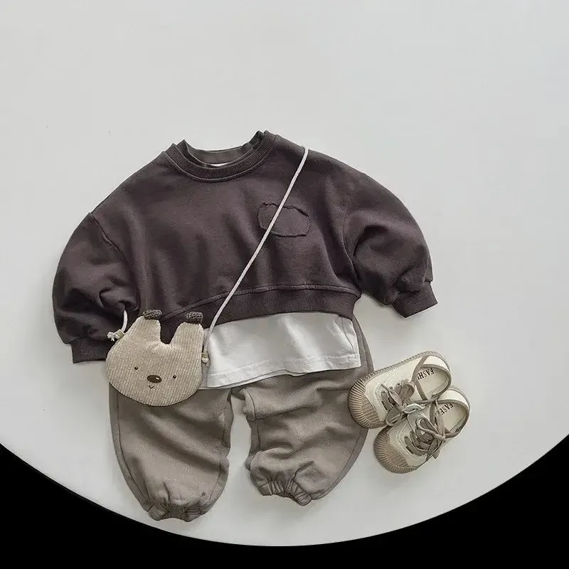 Long-Sleeved Casual Sweatshirt