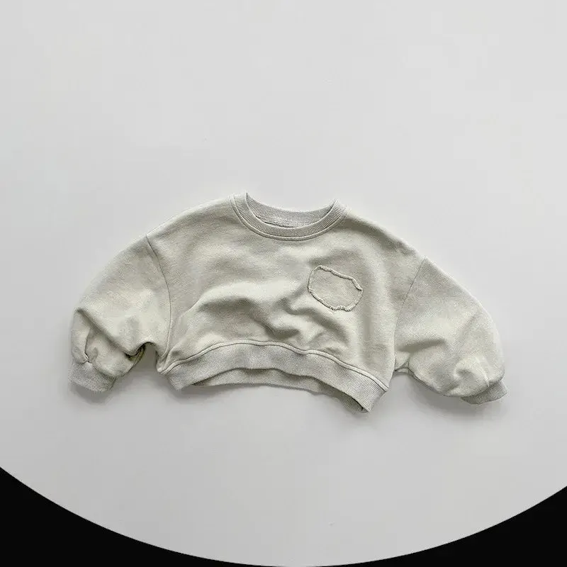 Long-Sleeved Casual Sweatshirt