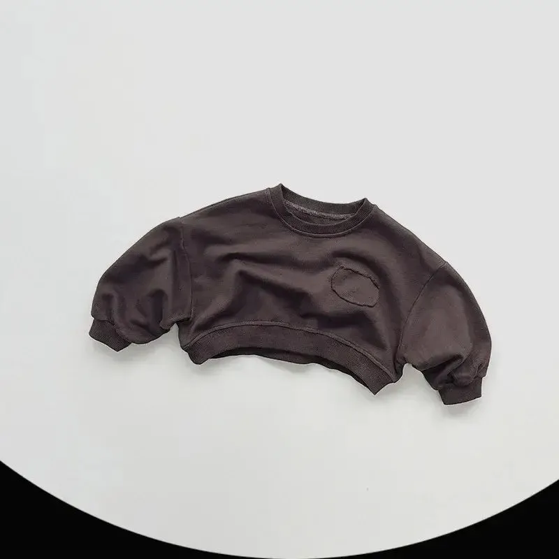 Long-Sleeved Casual Sweatshirt