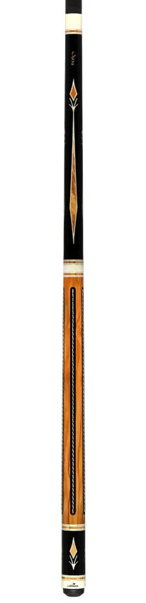 Longoni Sienna Pool Cue with Luna Nera American Pure Graphite Shaft - LG24440