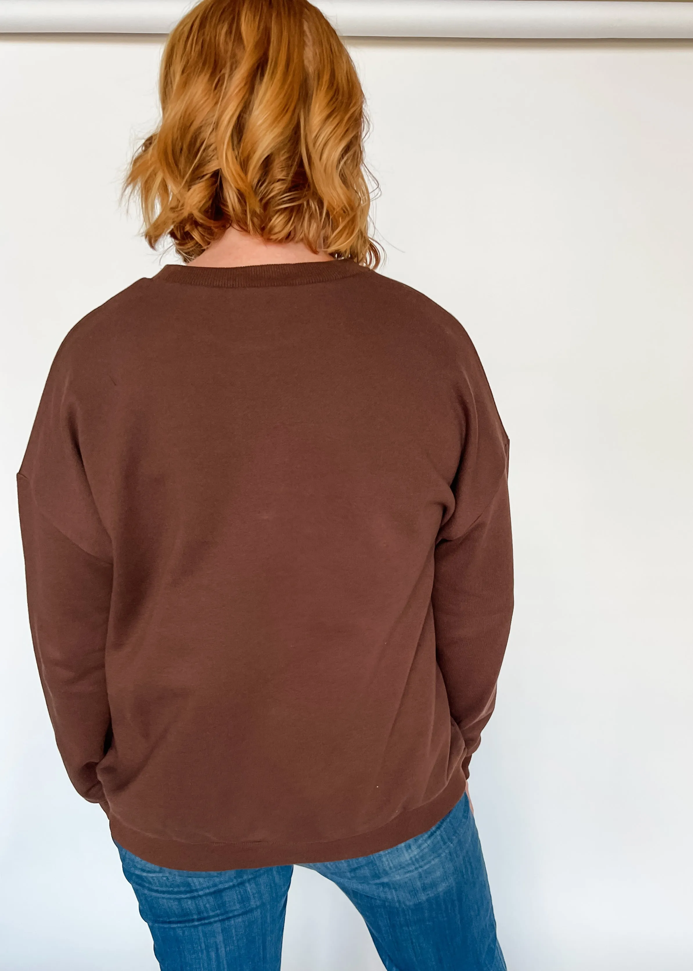 Los Angeles Terry Sweatshirt - Brown