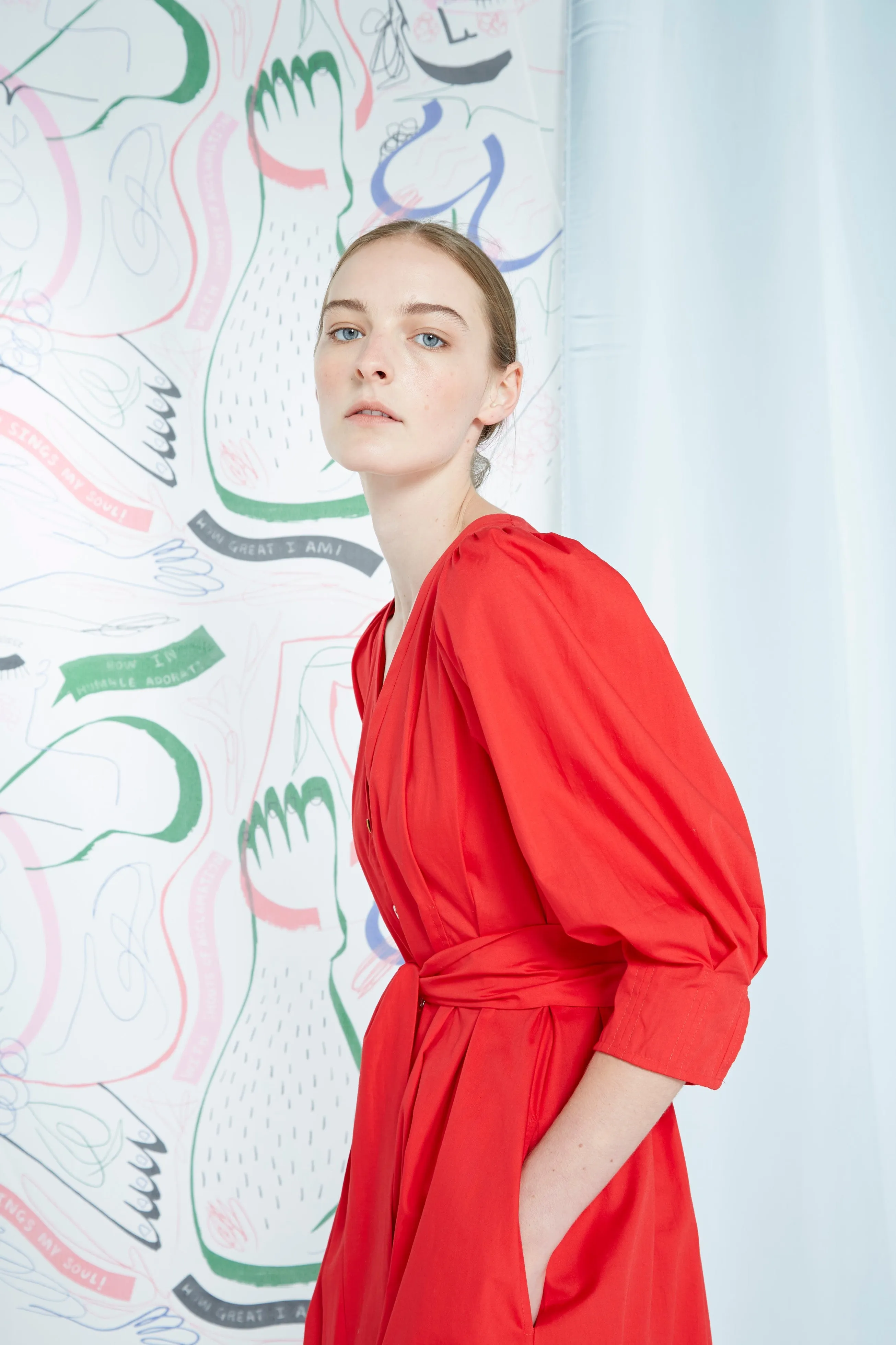 Lular Dress, red