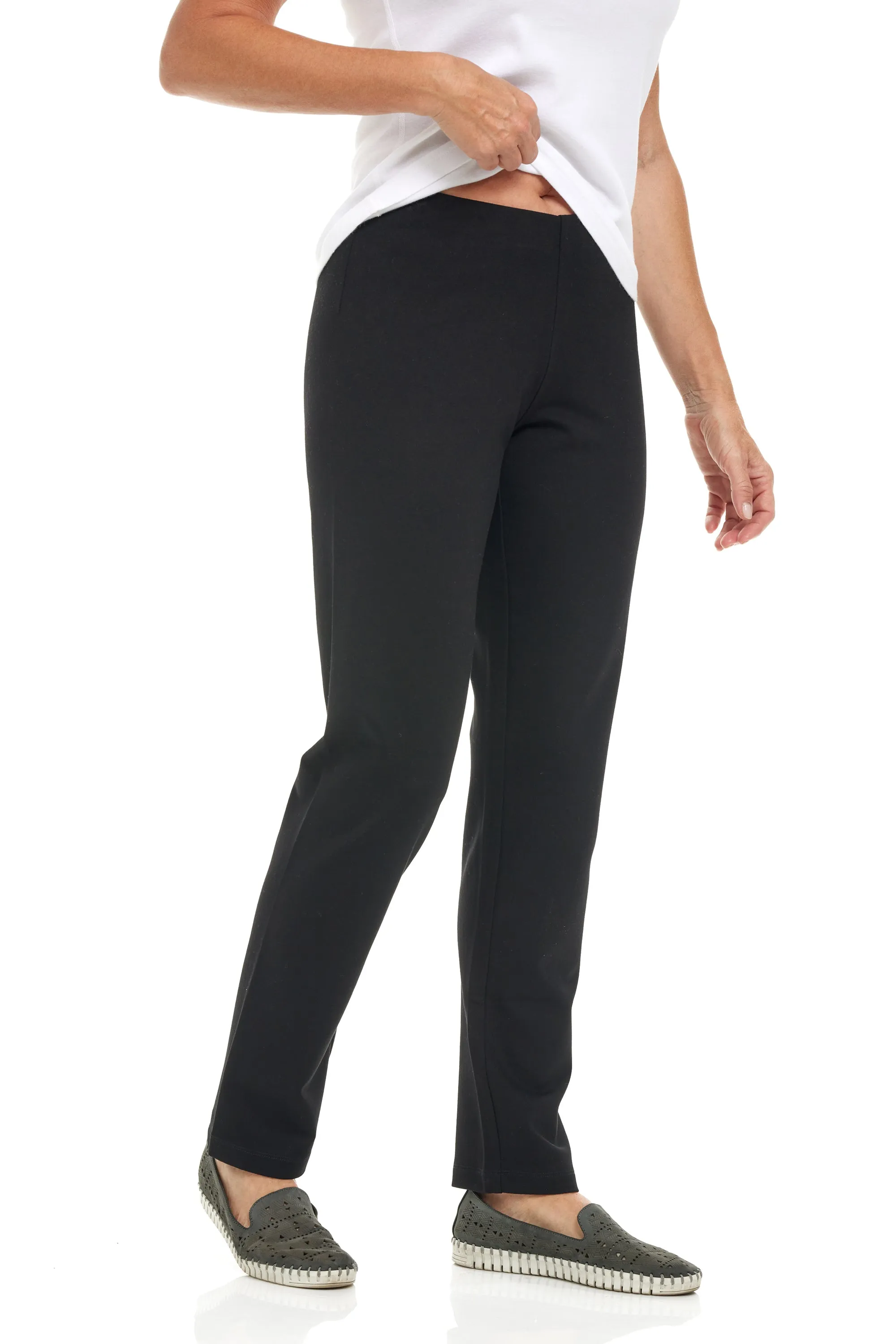 Luxe Ponte Straight Pant