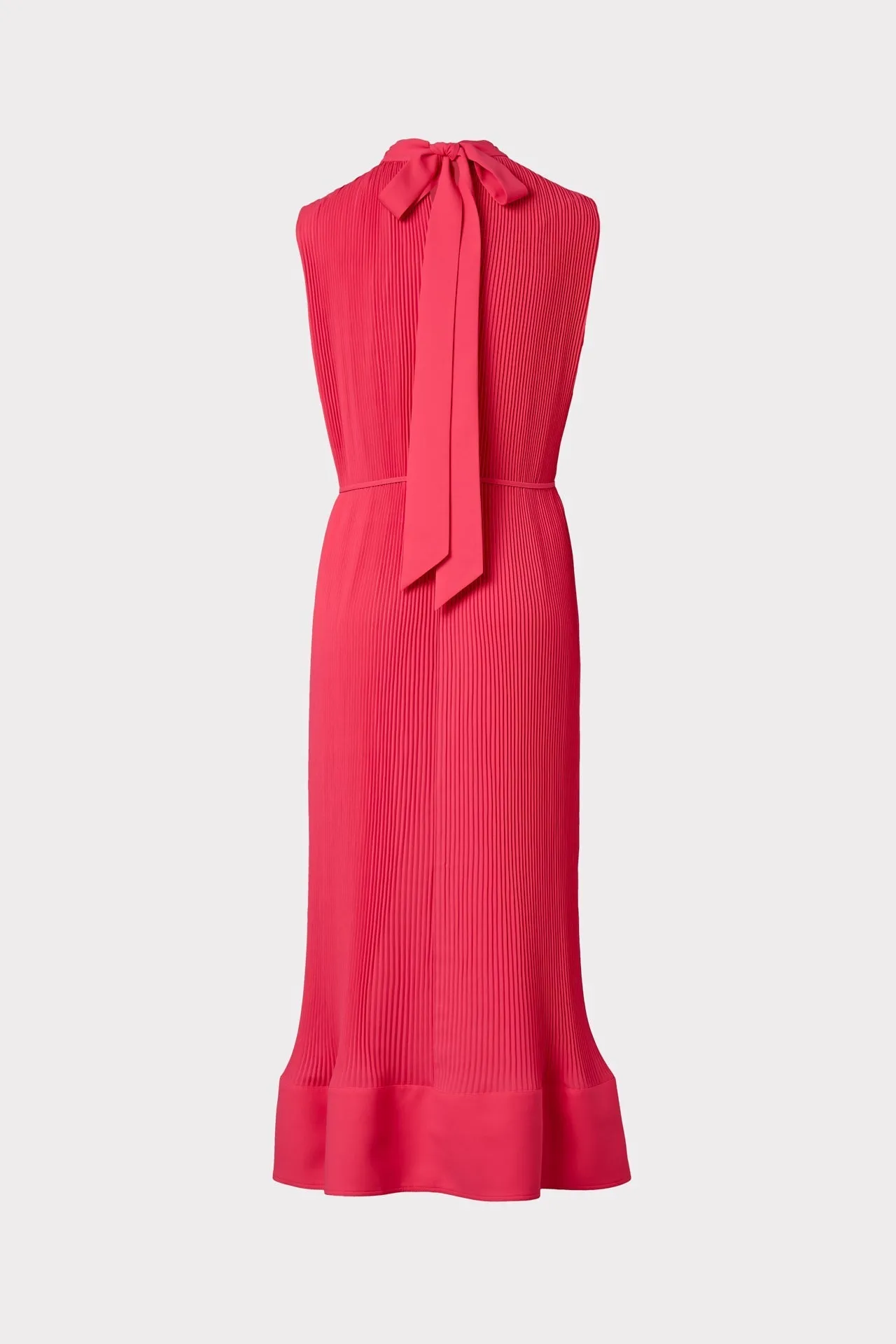 Melina Solid Pleated Dress
