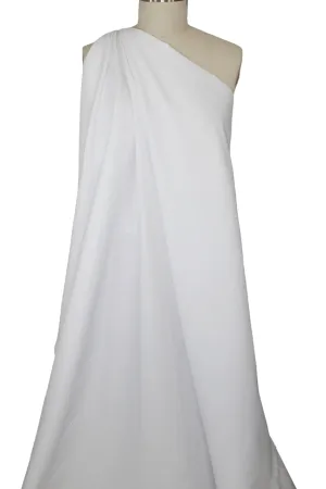 Millennium Rayon Stretch Twill - White