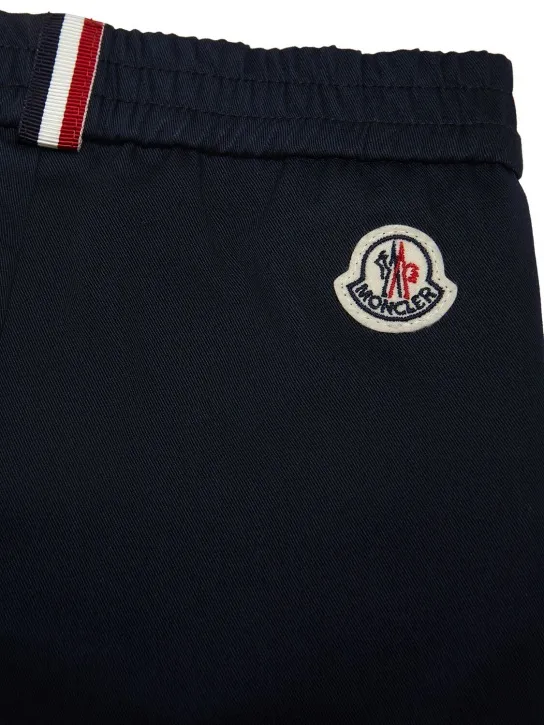Moncler   Stretch cotton twill pants 