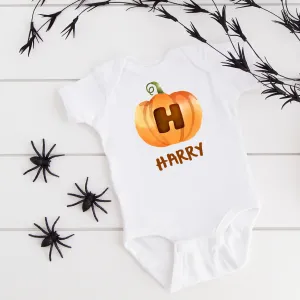 Monogram Pumpkin  Bodysuit