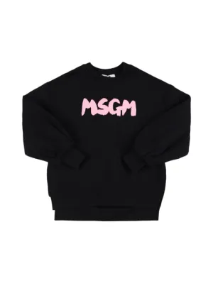MSGM   Cotton sweatshirt dress 
