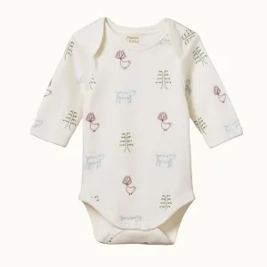 Nature Baby Bodysuit Long Sleeve - Nature Baby Print