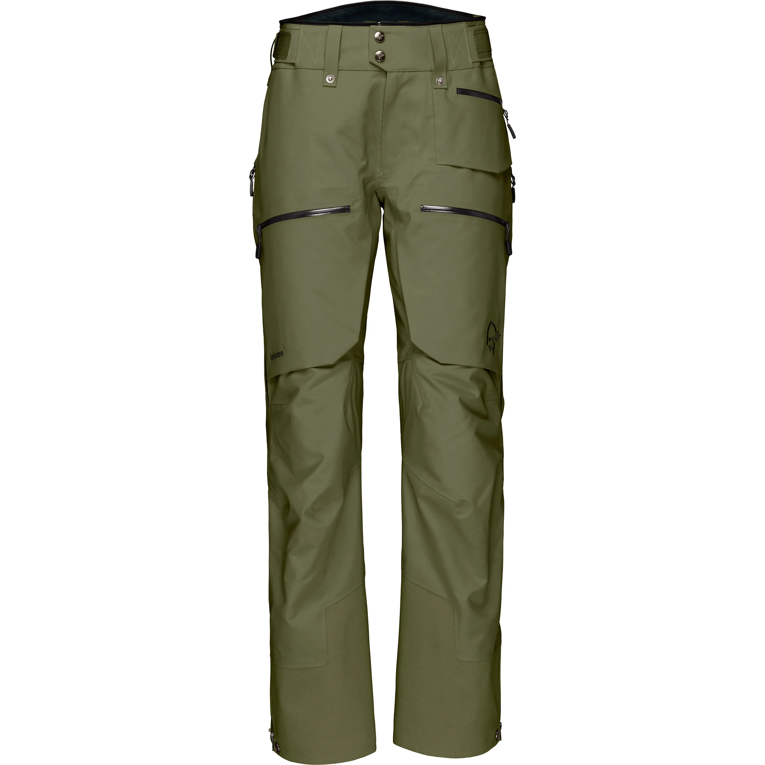 Norrøna Women&#x27;s Lofoten GORE-TEX Pro Pants Olive Night | Buy Norrøna Women&#x27;s Lofoten GORE-TEX Pro Pants Olive Night here | Outnorth