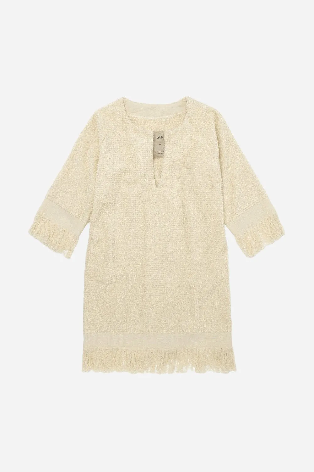 OAS Ecru Odilia Terry Dress