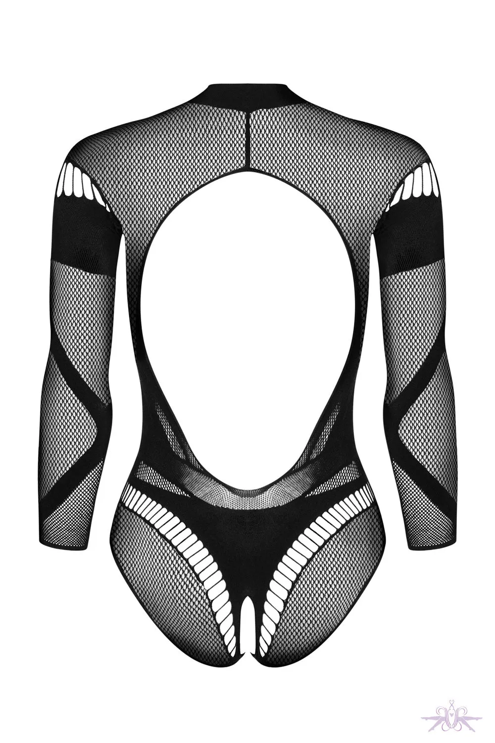 Obsessive Long Sleeved Open Bodysuit