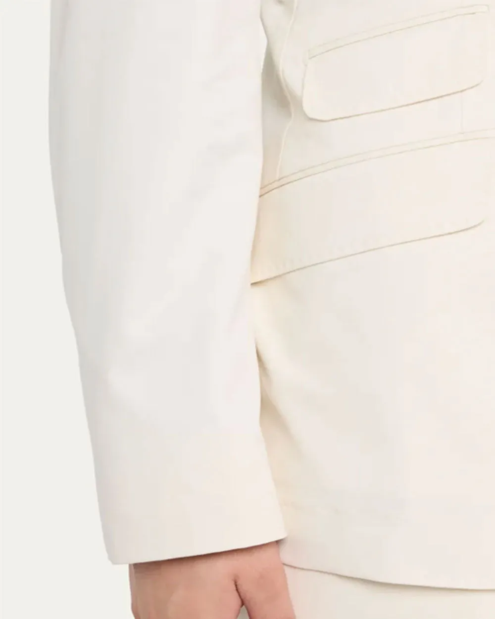 Off White Stretch Suit