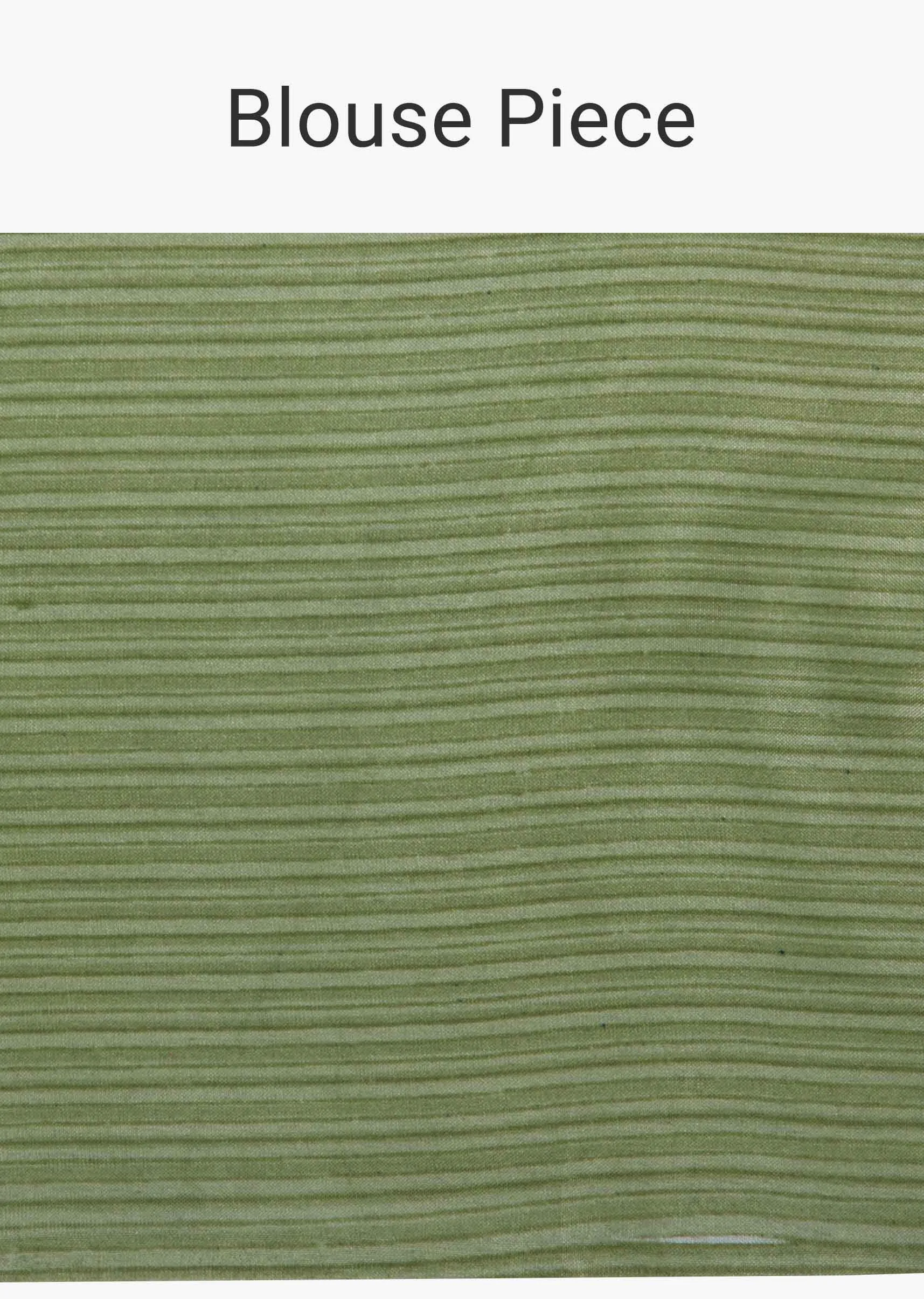 Olive green cotton silk saree in floral print only on Kalki