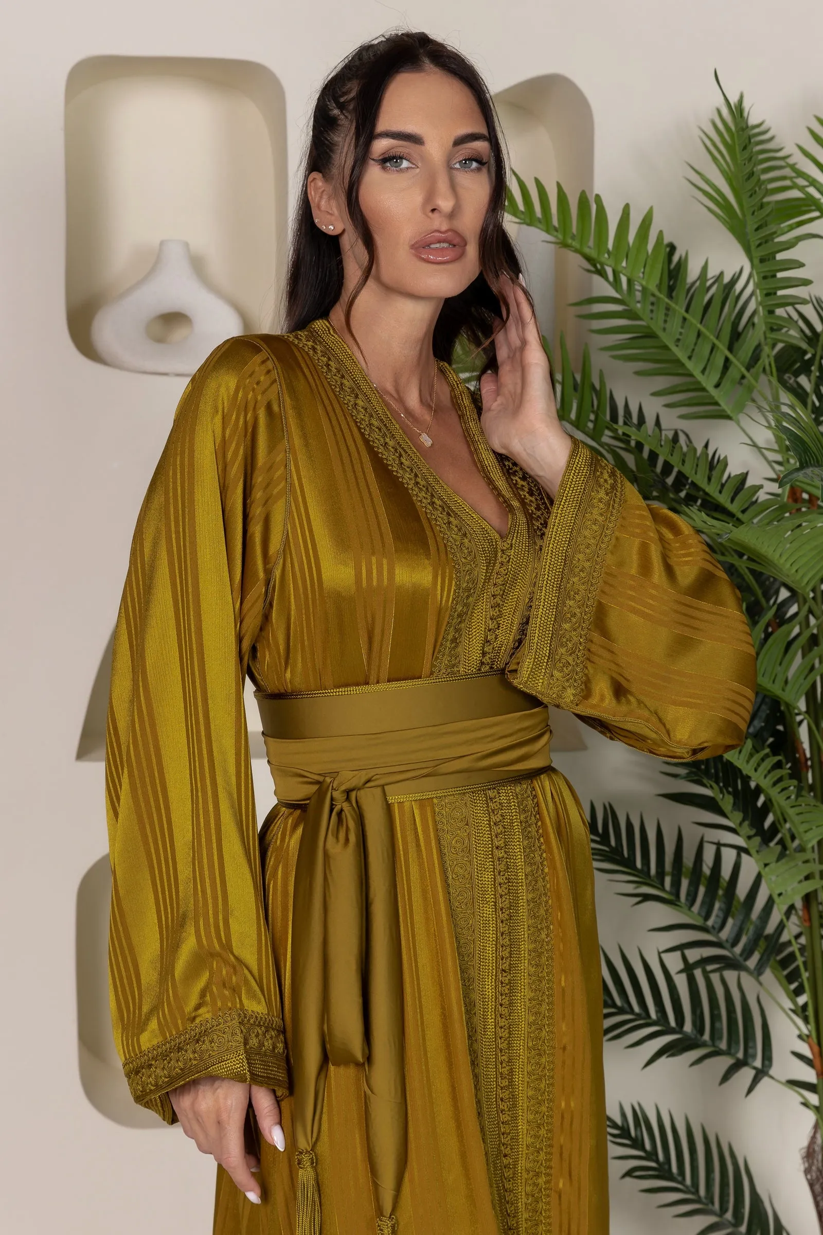 OLIVE OASIS MOROCCAN KAFTAN