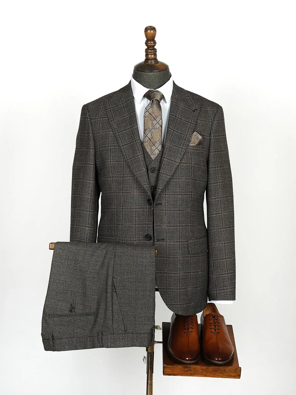 Olive Pure Linen Men Summer Suit
