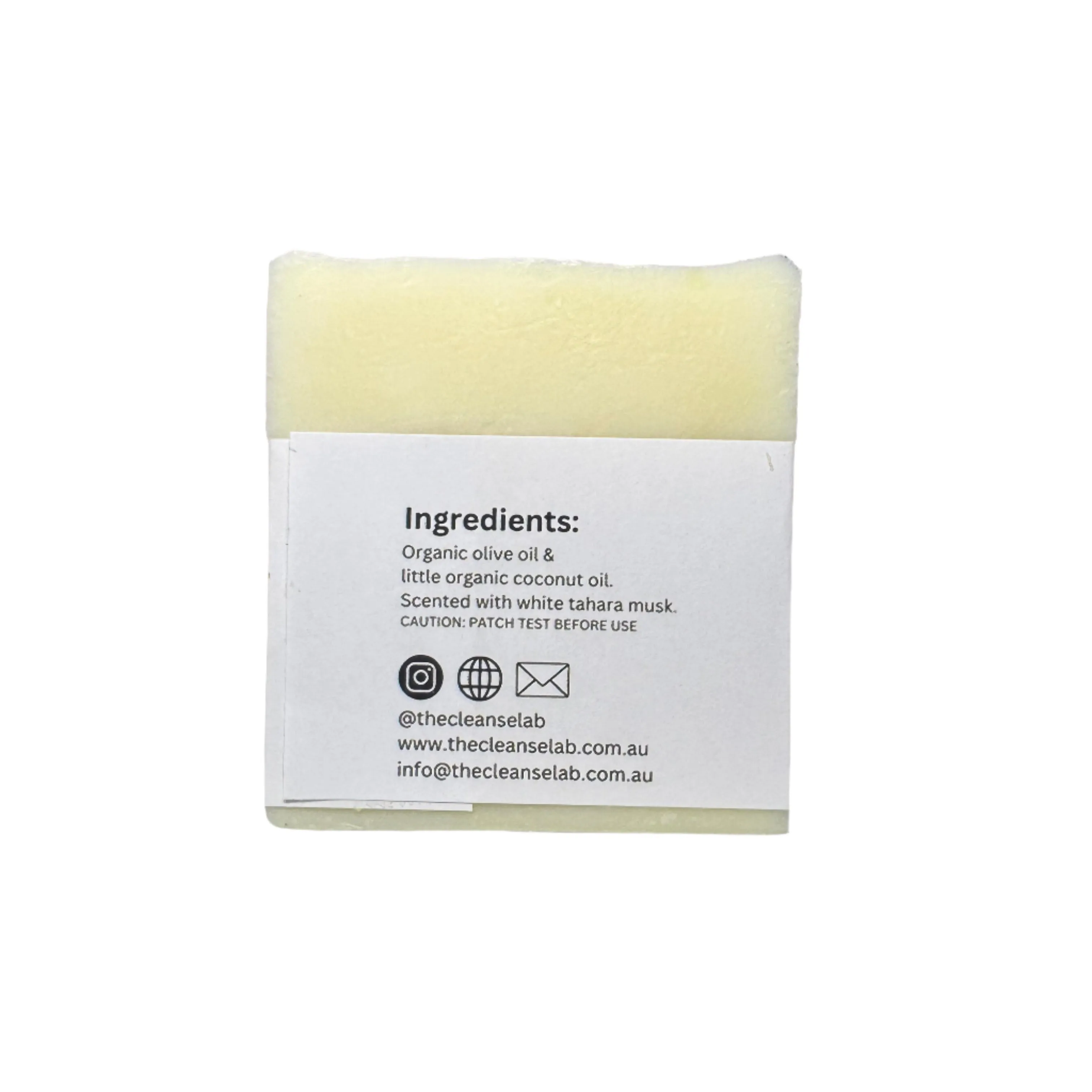 Olive soap bar scented with White Tahara Musk