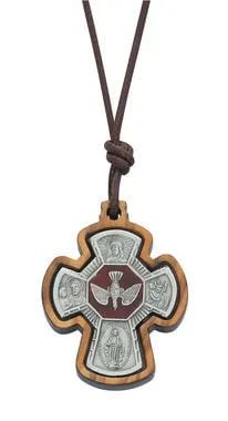Olive Wood Enamel 4-Way