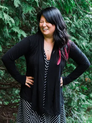 Open Wrap Cardigan