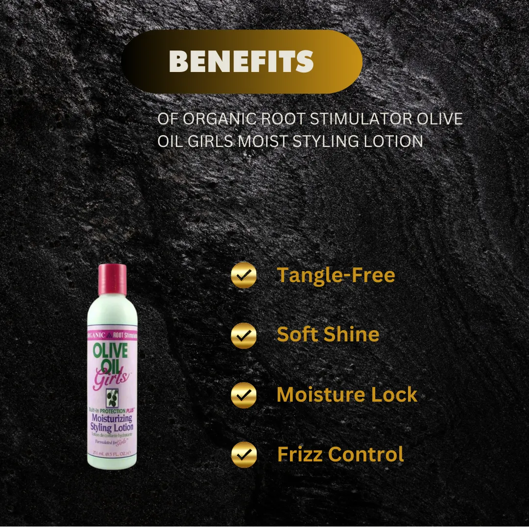 Organic Root Stimulator Olive Girls Moist Styling Lotion 8.5 oz