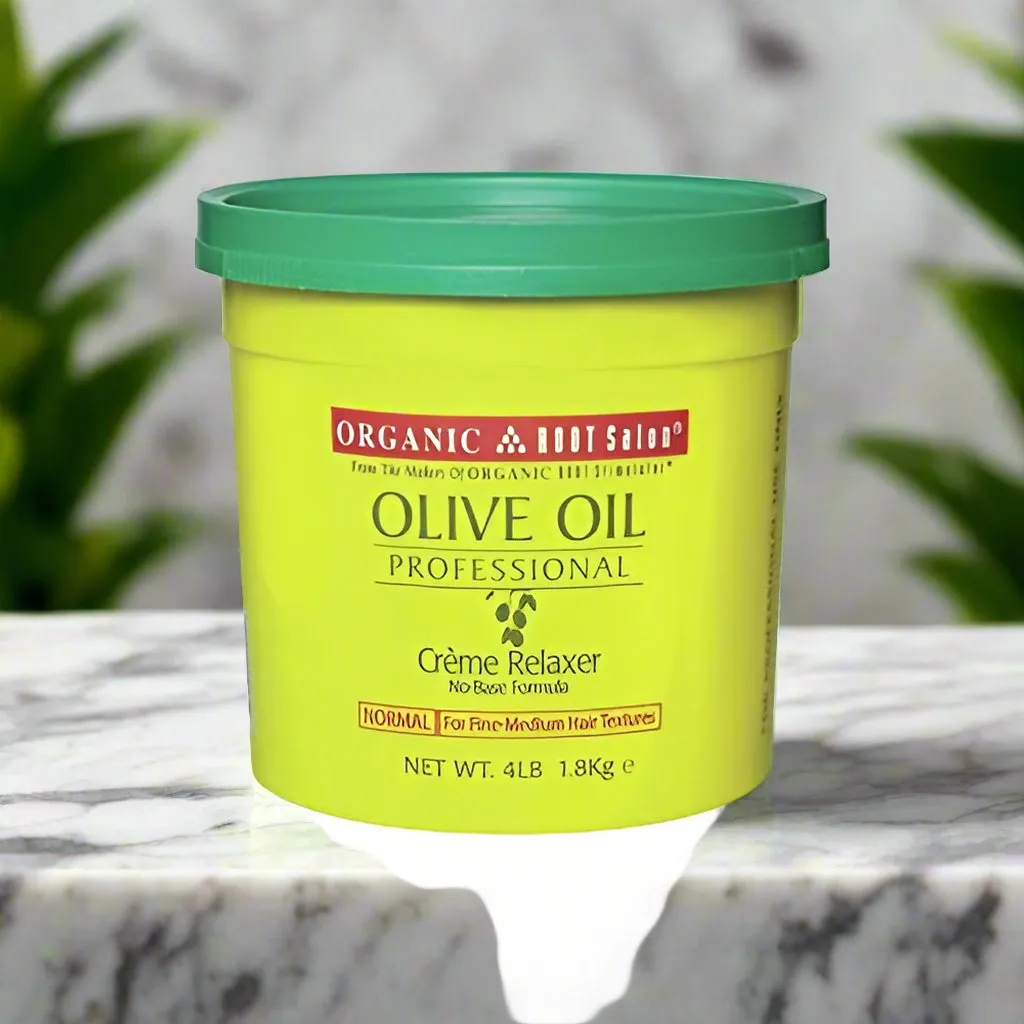 Organic Root Stimulator Olive Professional Creme Relaxer Normal 4 lb