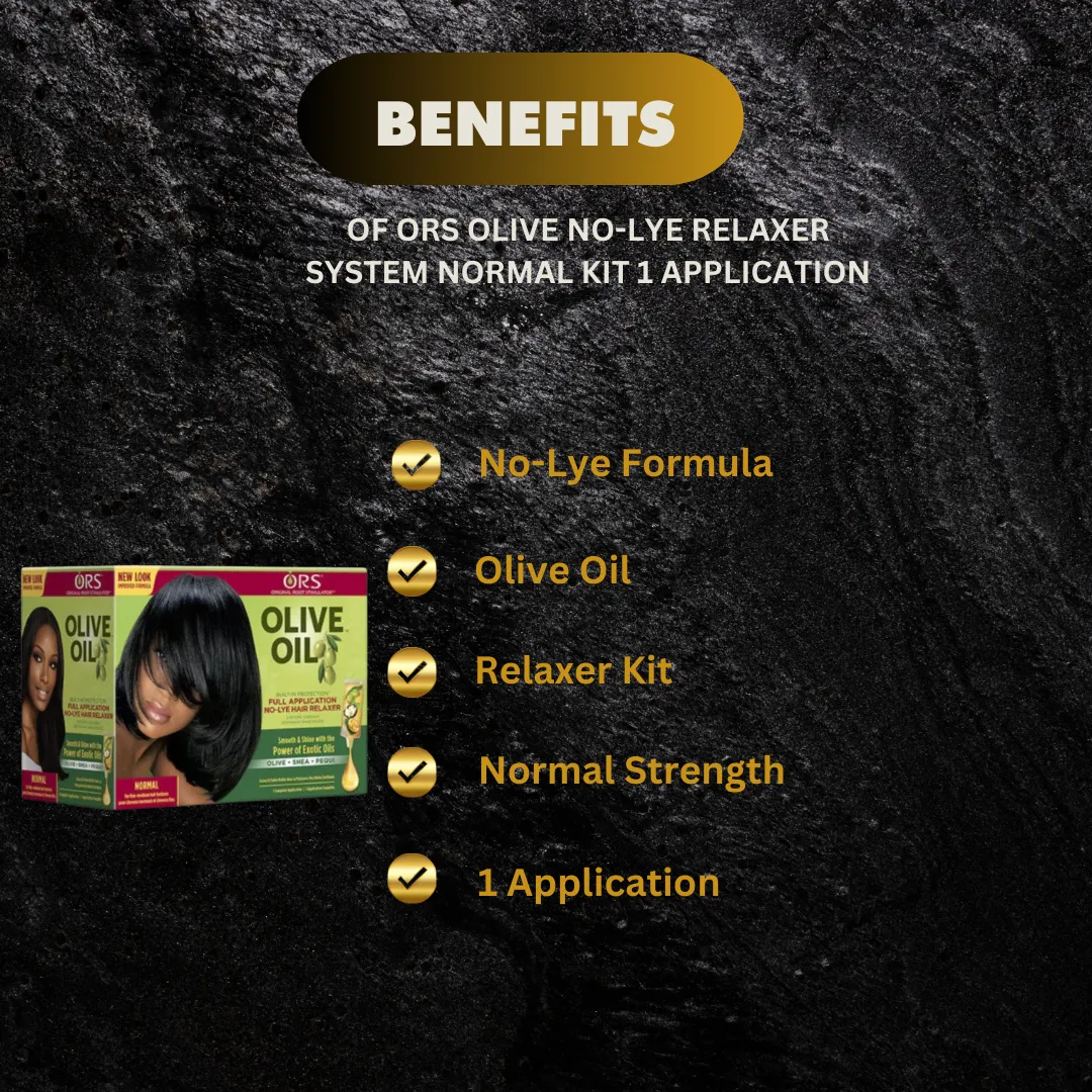 ORS Olive No-Lye Relaxer System Normal Kit 1 Application