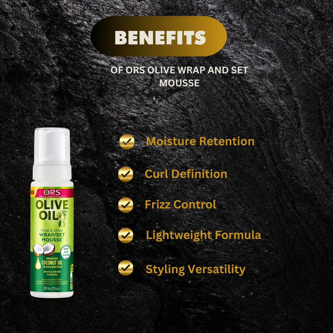 ORS Olive Wrap and Set Mousse 7 oz