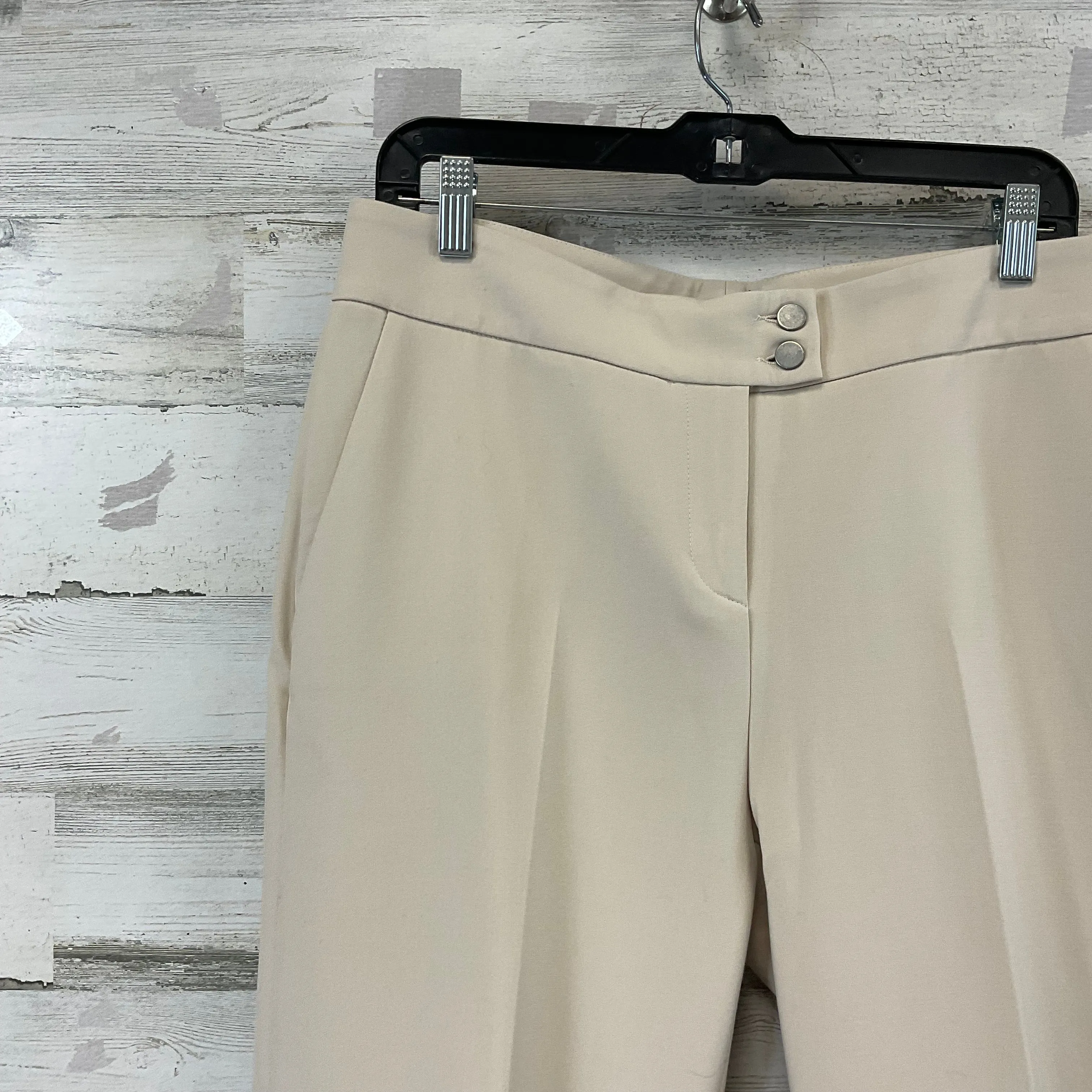 Pants Dress By Devernois In Cream, Size: 10