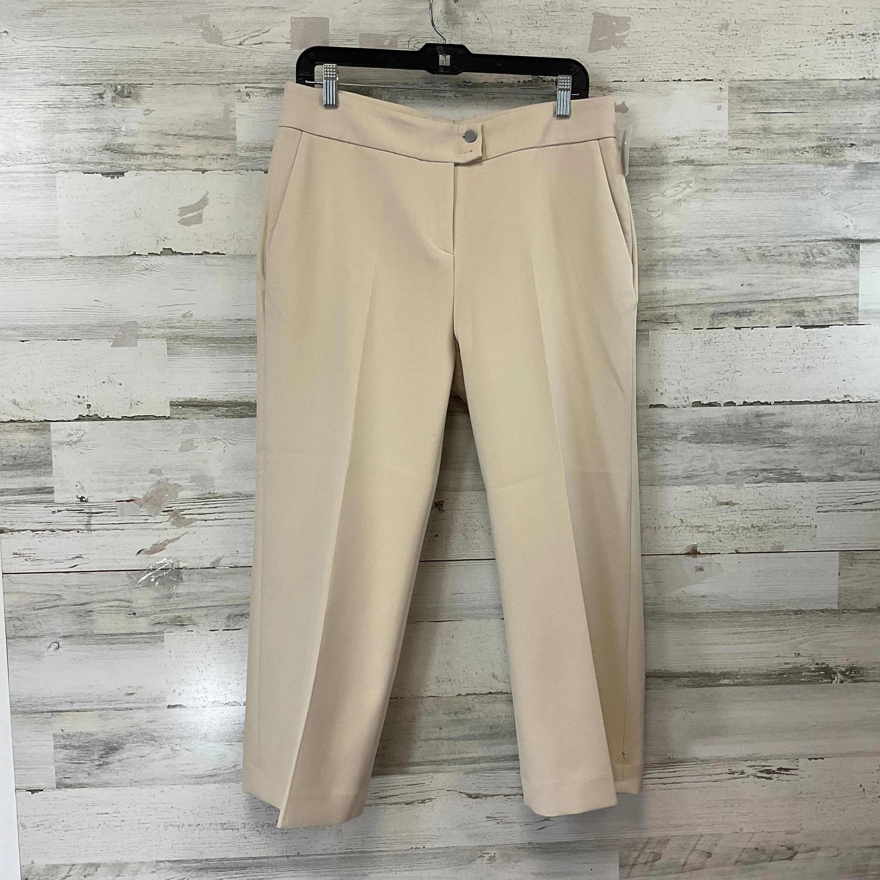 Pants Dress By Devernois In Cream, Size: 10