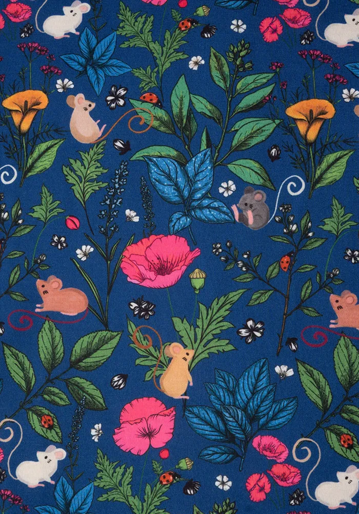 Penny Pretty Mouse Print Midi Dress