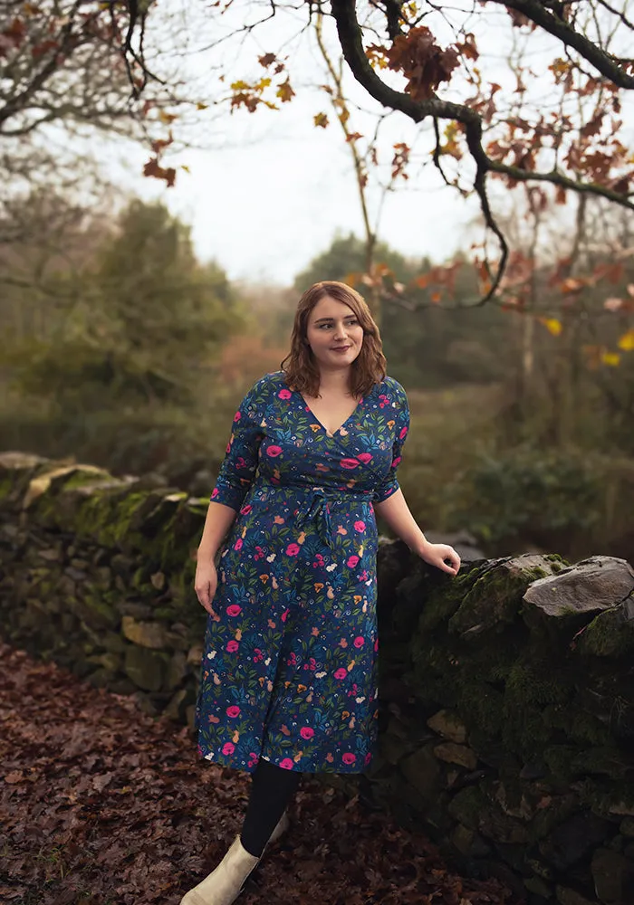 Penny Pretty Mouse Print Midi Dress